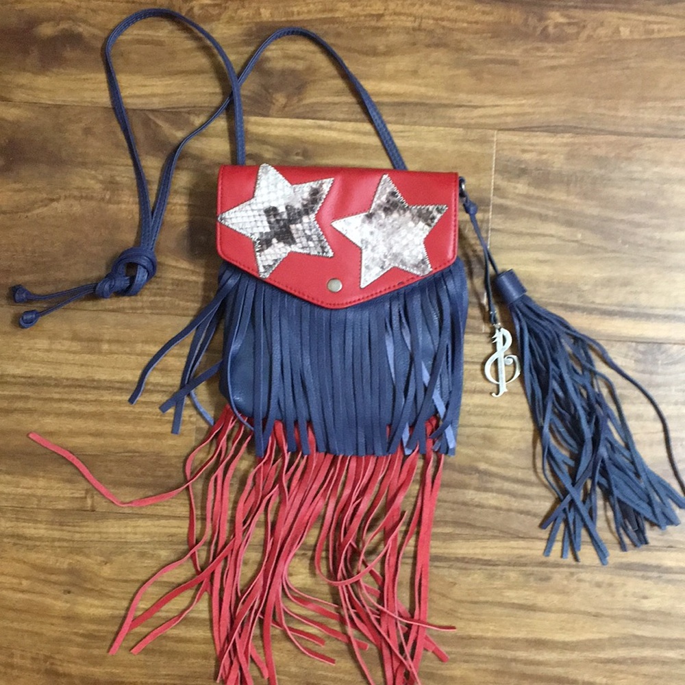 Carlos Falchi Lyric Woodstock Americana Bag
